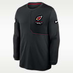 Arizona Cardinals Sideline Coach Men's Nike Dri-FIT NFL Long-Sleeve Top
