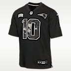 Drake Maye New England Patriots Salute to Service Big Kids' Nike NFL Game Jersey