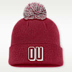 Gorro con dobladillo universitario Nike para hombre Oklahoma Peak