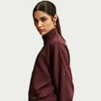 Top oversize con zip a metà lunghezza Dri-FIT Nike 24.7 ImpossiblySoft – Donna
