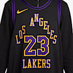 LeBron James Los Angeles Lakers City Edition Men's Nike Dri-FIT ADV NBA Authentic Jersey