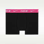 Nike Bóxer de algodón con cintura de color Dri-FIT (paquete de 5) - Niño
