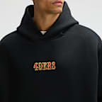 Sudadera con gorro sin cierre Nike de la NFL para hombre San Francisco 49ers Rivalries Collection Oversized Tech Fleece