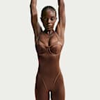 NikeSKIMS Satin Shine Women's Picot Bodysuit