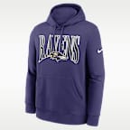Baltimore Ravens Rewind Club Men's Nike NFL Pullover Hoodie