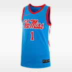 Jersey de básquetbol universitario Nike Replica para hombre Ole Miss