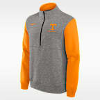 Sudadera de cuello redondo universitaria Nike de medio cierre para hombre Tennessee Club