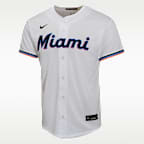 Miami Marlins Nike Home Game Big Kids' Baseball Jersey