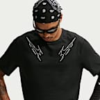 Camisola de running de manga curta com estampado ADV Nike AeroSwift Dri-FIT para homem