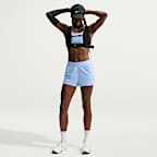 Shorts de correr Dri-FIT de tiro medio 2 en 1 para mujer Nike Swift