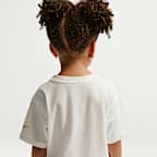 Nike Camiseta Juxta-Girl de corte cuadrado - Infantil