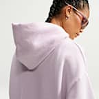 Nike Studio Fleece Medium Weight Women's Oversized Full-Zip Cropped Hoodie