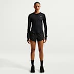 Nike Swift Dri-FIT hardlooptop met ronde hals, lange mouwen en uv-bescherming voor dames