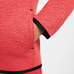 Sudadera con gorro con cierre completo para niños grandes Nike Sportswear Tech Fleece