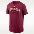 Playera universitaria Nike para hombre Florida State Academic Arch