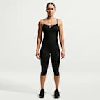 Camisola sem mangas com sutiã de desporto almofadado de suporte médio Nike One para mulher