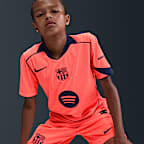 Maglia da calcio ufficiale Nike Dri-FIT ADV Total 90 FC Barcelona 2025/26 Match per ragazzo/a – Terza