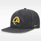 Gorra ajustable Nike de la NFL para hombre Los Angeles Rams Primetime Pro
