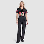 Jersey Nike de la NFL Game para mujer Nick Bosa San Francisco 49ers Rivalries Collection