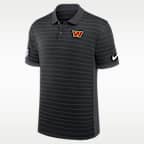 Washington Commanders Sideline Victory Stripe Men's Nike Dri-FIT NFL Polo