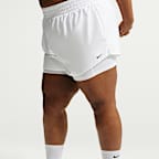 Nike Dri-FIT One Women's High-Waisted 3" 2-in-1 Shorts (Plus Size)