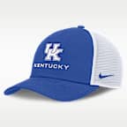 Gorra de rejilla universitaria Nike ajustable para hombre Kentucky Sideline Rise Gameday