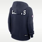 Sudadera con gorro sin cierre Nike Dri-FIT de la NFL para mujer New York Giants Alt Pack