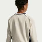 나이키 스포츠웨어 주니어 우븐 브이넥 긴팔 탑