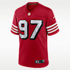 Jersey de futbol americano Game para hombre NFL San Francisco 49ers (Nick Bosa)