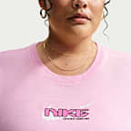 Playera cropped entallada para mujer (talla grande) Nike Sportswear Chill Knit