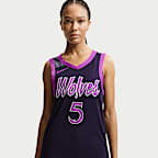 Jersey Nike Dri-FIT ADV de la NBA Authentic para hombre Anthony Edwards Minnesota Timberwolves City Edition