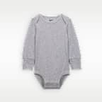 Body Nike Baby Essentials s dlouhým rukávem pro kojence (3 kusy)