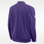 Minnesota Vikings Sideline Men's Nike NFL Full-Zip Bomber Jacket