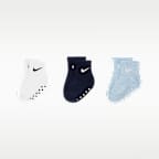Calcetines al tobillo Swoosh con antideslizante infantiles (3 pares) Nike