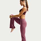 Nike Zenvy Women's High-Waisted Flared Leggings with No Front Seam