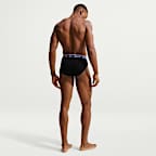 Kalsonger Nike Essential Cotton Stretch Dri-FIT för män (2-pack)