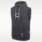 Indianapolis Colts Rivalries Collection Sideline Men's Nike Dri-FIT NFL Sleeveless Pullover Hoodie