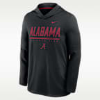 Alabama Sideline Men's Nike Dri-FIT College Long-Sleeve Hooded Top