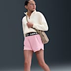 Shorts Dri-FIT para niña talla grande Nike Pro Fleece