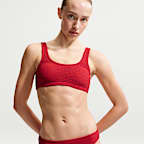 Nike Swim Women's Shoreline-Texture Hipster Bikini Bottoms