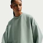 Nike 24.7 ImpossiblySoft Dri-FIT oversized damestop met ronde hals