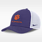 Gorra de rejilla universitaria Nike ajustable para hombre Clemson Sideline Rise Gameday