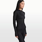 NikeSKIMS Shine Women's Long-Sleeve Crew-Neck Top