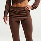 Nike Zenvy Women's Dri-FIT Mid-Rise Pants with Layered Skirt