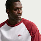 Playera de manga 3/4 raglán para hombre Nike Sportswear Club