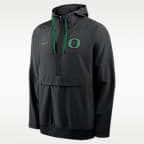 Oregon Sideline Anorak Men's Nike College 1/2-Zip Hooded Jacket