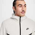 Chamarra Windrunner de tejido Fleece de cierre completo para hombre Nike Tech