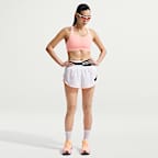 나이키 스위프트 여성 하이 서포트 라이틀리 라인드 스포츠 브라