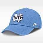 Gorra universitaria Nike ajustable para hombre North Carolina Legacy Club