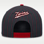 Gorra Nike de la MLB ajustable con estructura A-Frame para hombre Minnesota Twins Cooperstown Rise